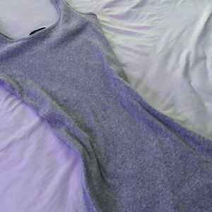 Ribbed Knit Tank Dress